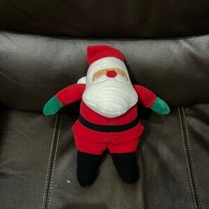 Vintage Hallmark Santa Claus Plush Christmas 10" Toy Ornament Decor